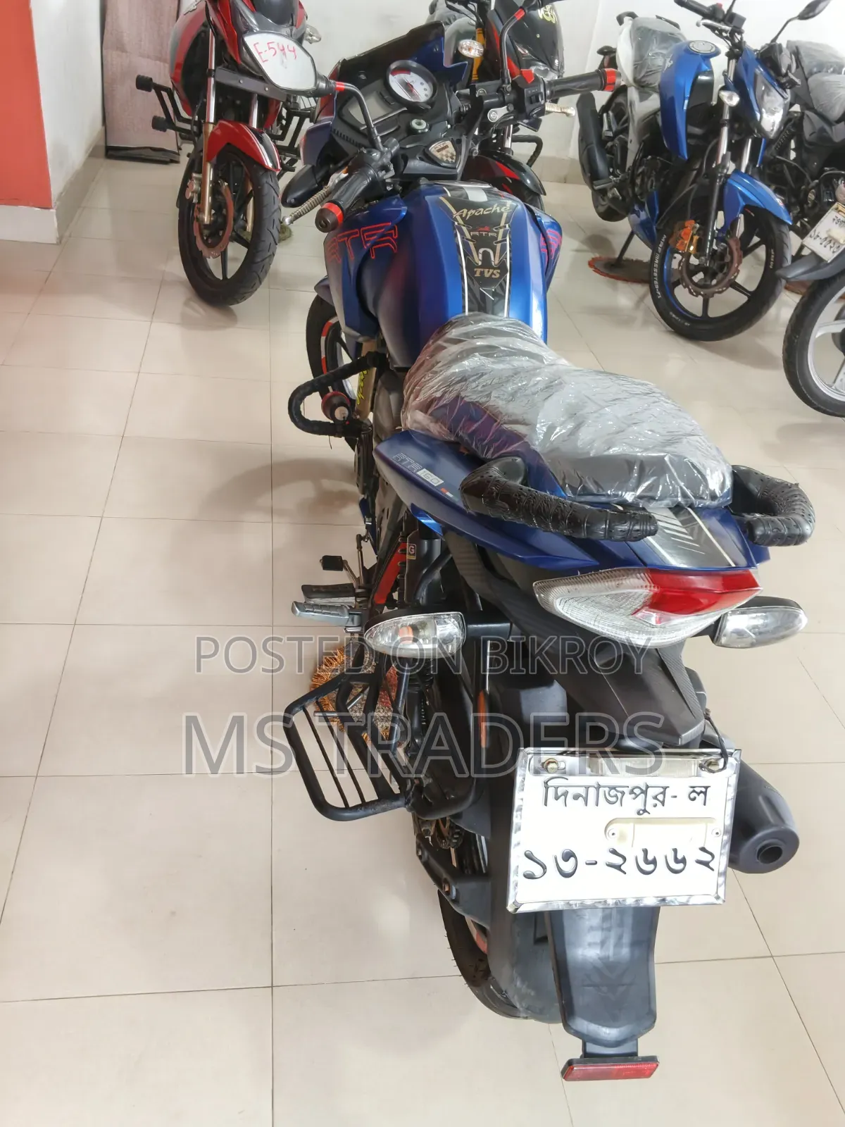 TVS Apache RTR 160 2V 2021 Blue