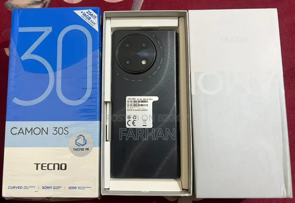 Tecno Camon 30S 256 GB Black
