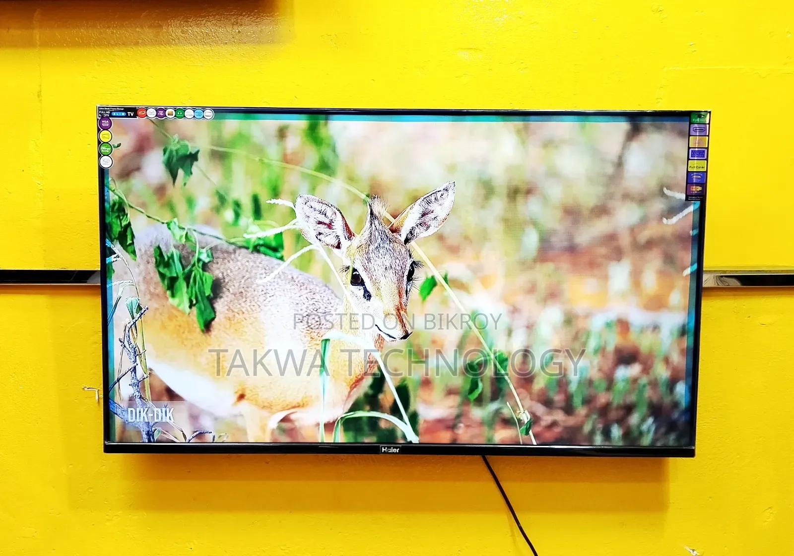 Haier 43-inch Smart Android Frameless Voice Control TV
