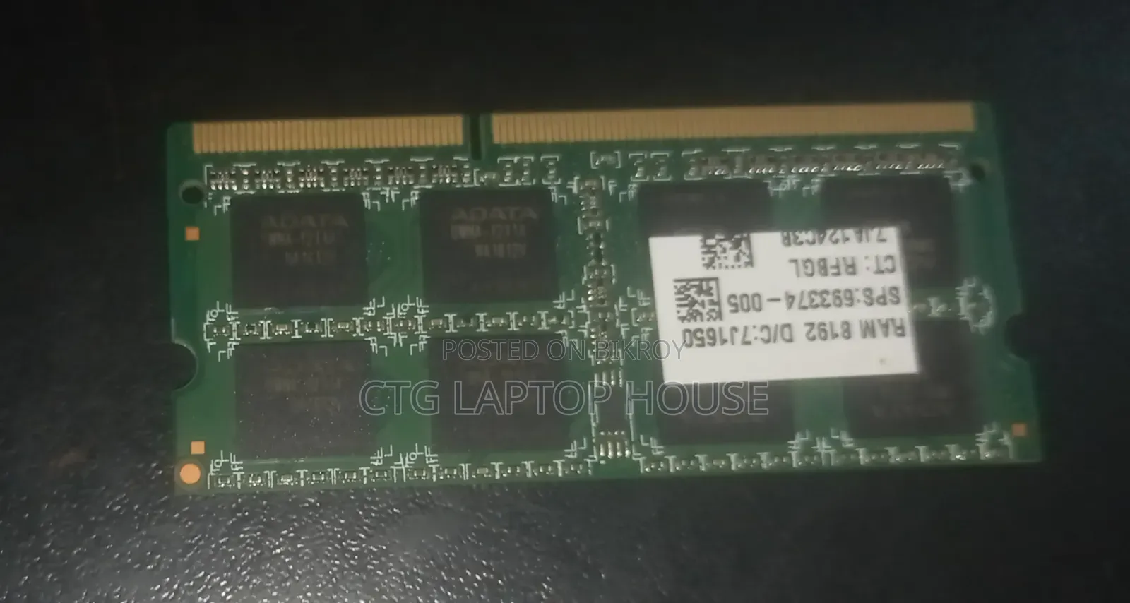 8 GB DDR3L RAM