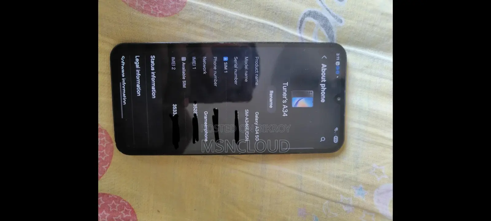 Samsung Galaxy A34 5G 128 GB Black