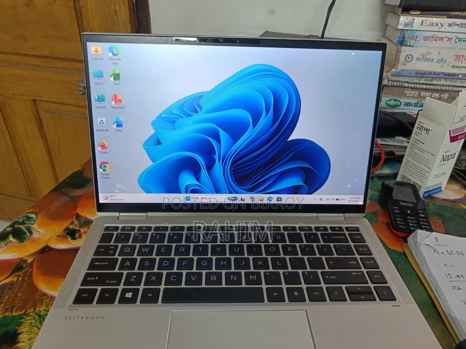 Laptop HP EliteBook 1040 G8 16GB Intel Core I5 SSD 512GB