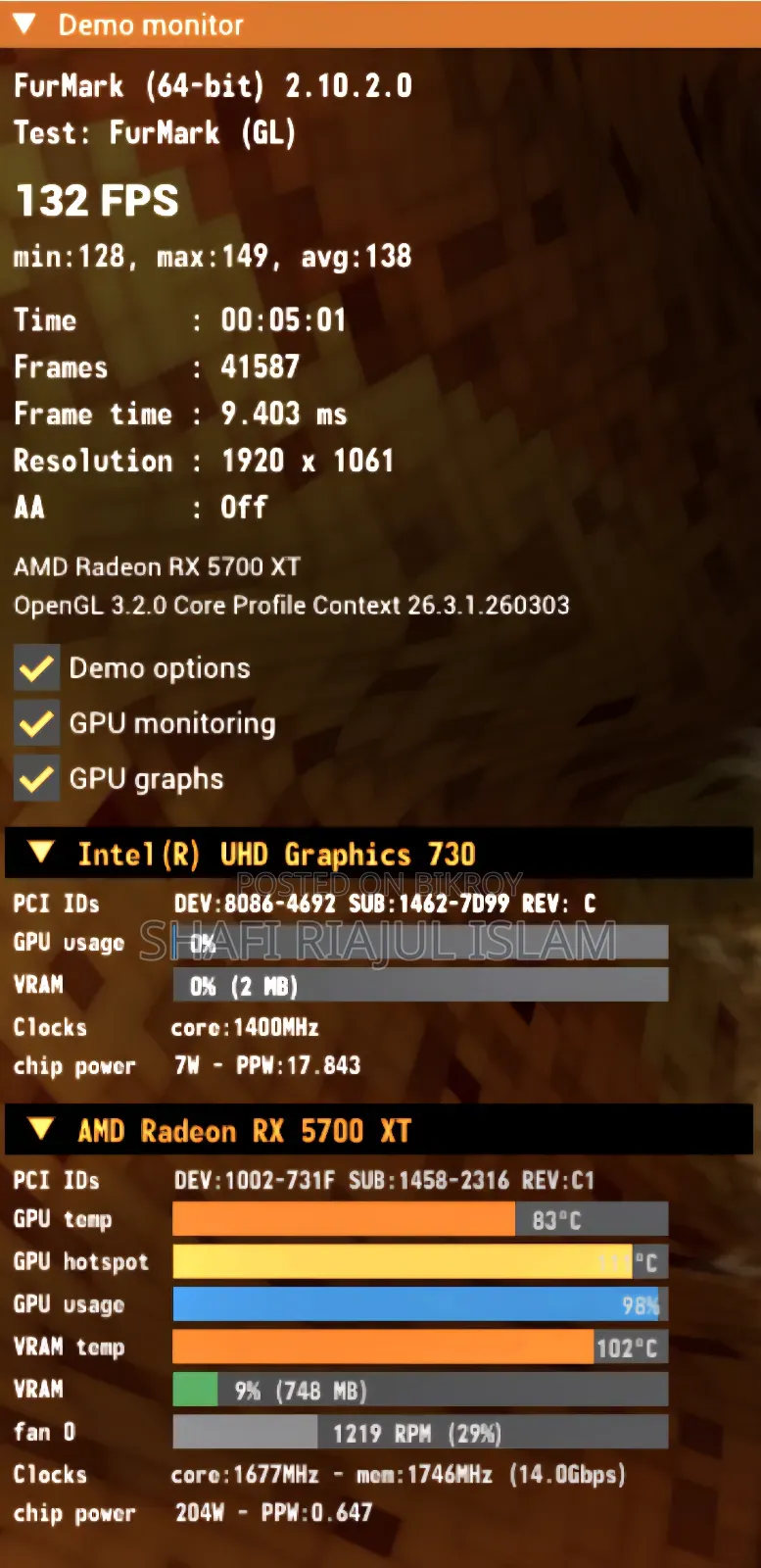 Desktop Computer 16GB Intel Core I3 HDD+SSD 1.5T