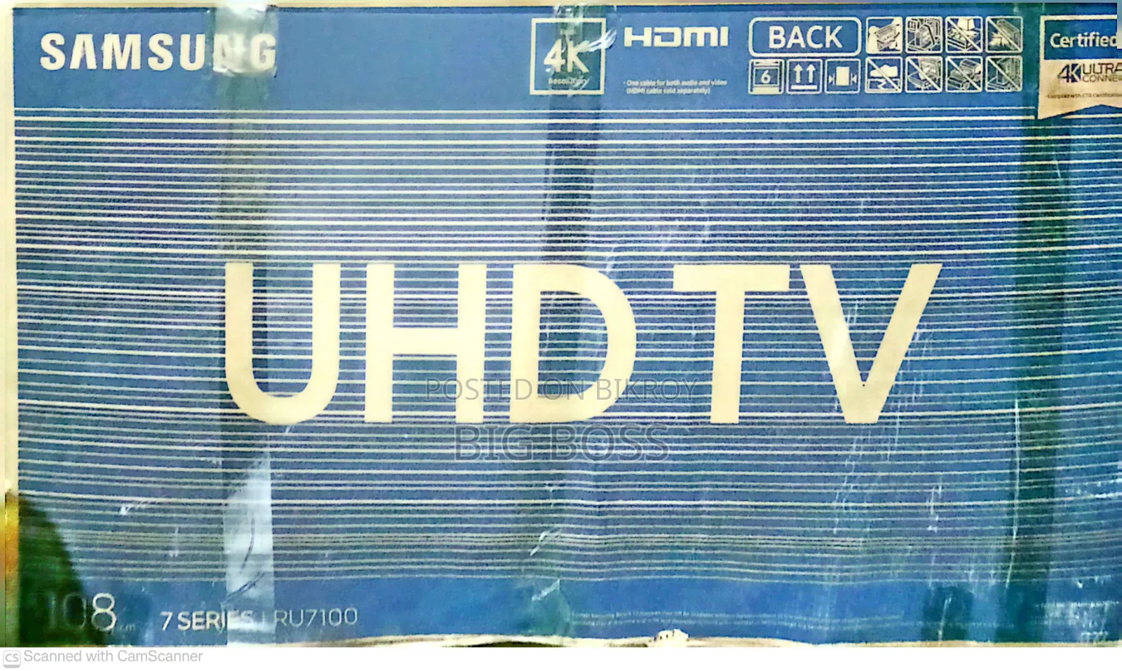 Samsung 43" Ru7100 Original