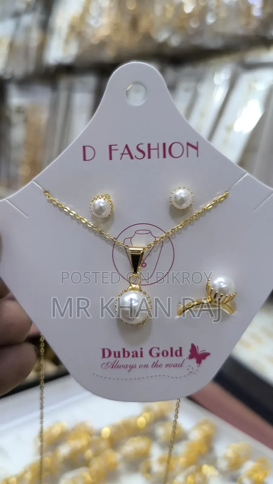 Necklace Pearl Set