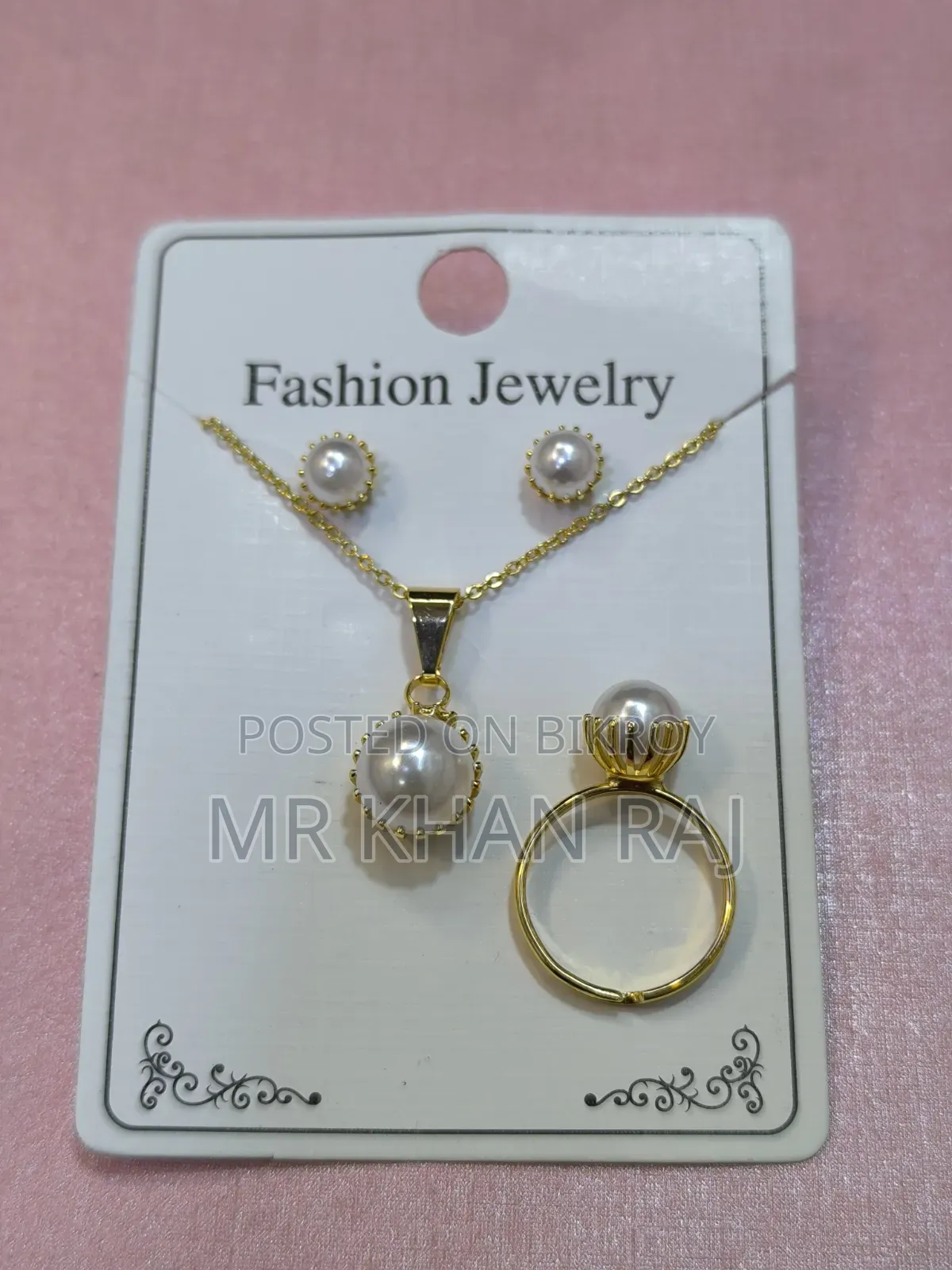 Necklace Pearl Set