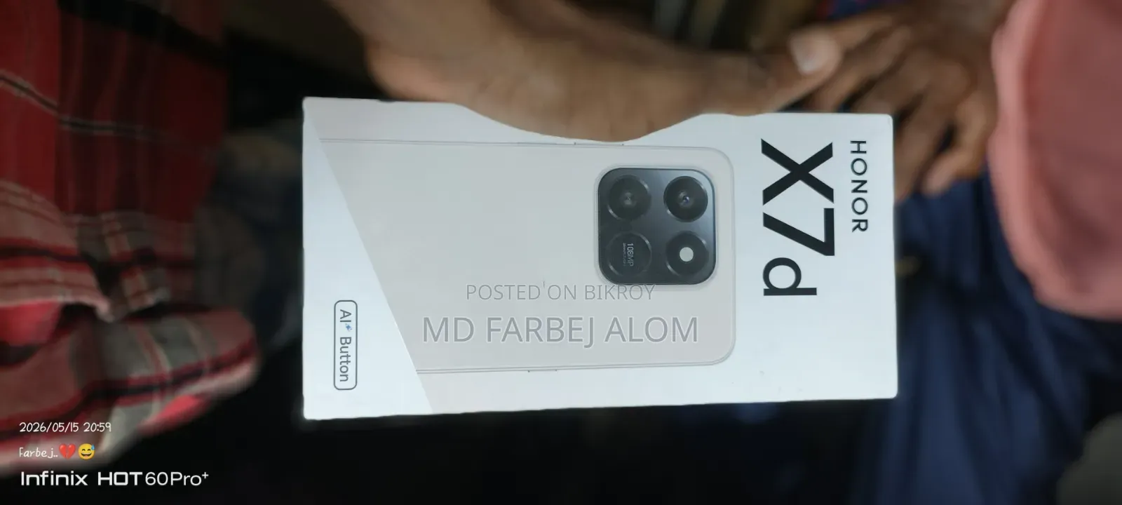 Honor X7b 5G 256 GB Black