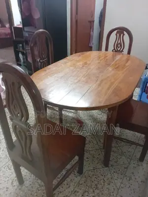 4 Chair Dining Table (Jackfruit Wood)