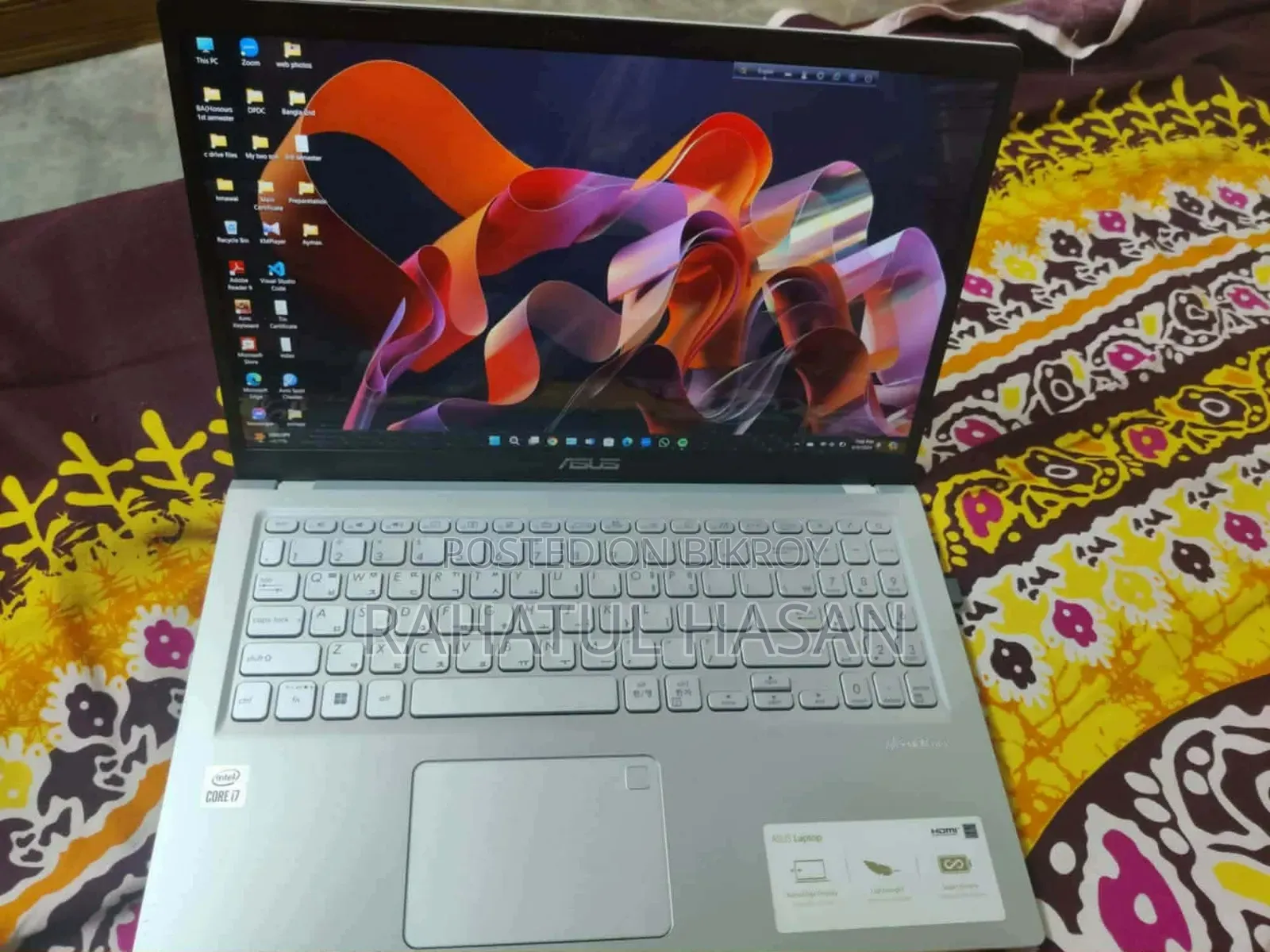 Laptop Asus VivoBook 15 X510UQ 8GB Intel Core I7 HDD+SSD 1T