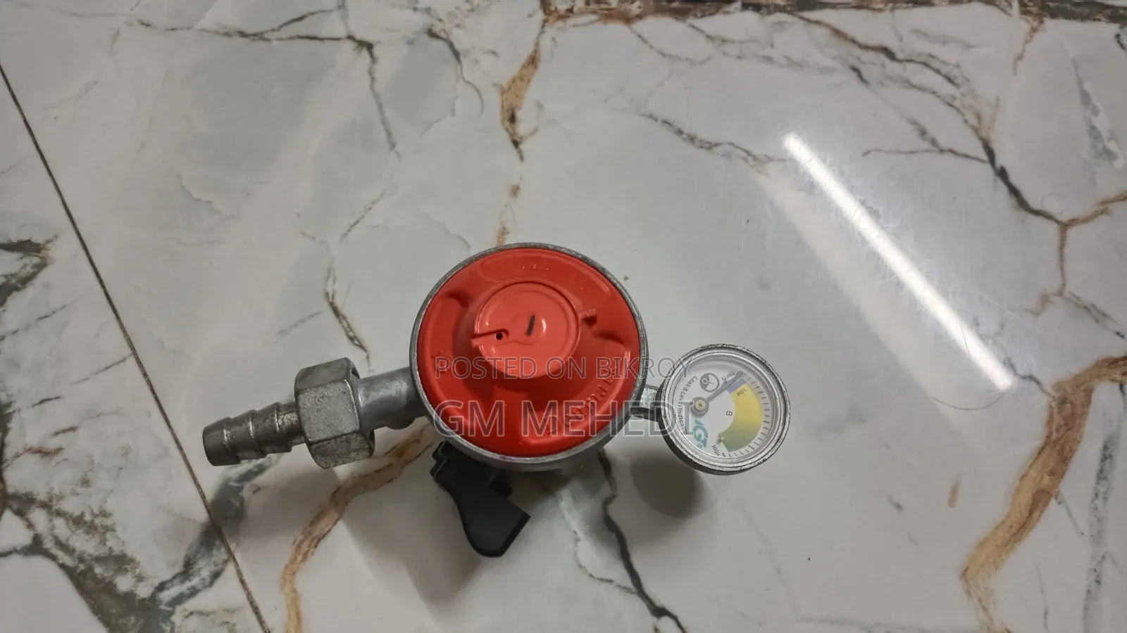 Lpg Safety Device Regulator With Meter Display (22mm)