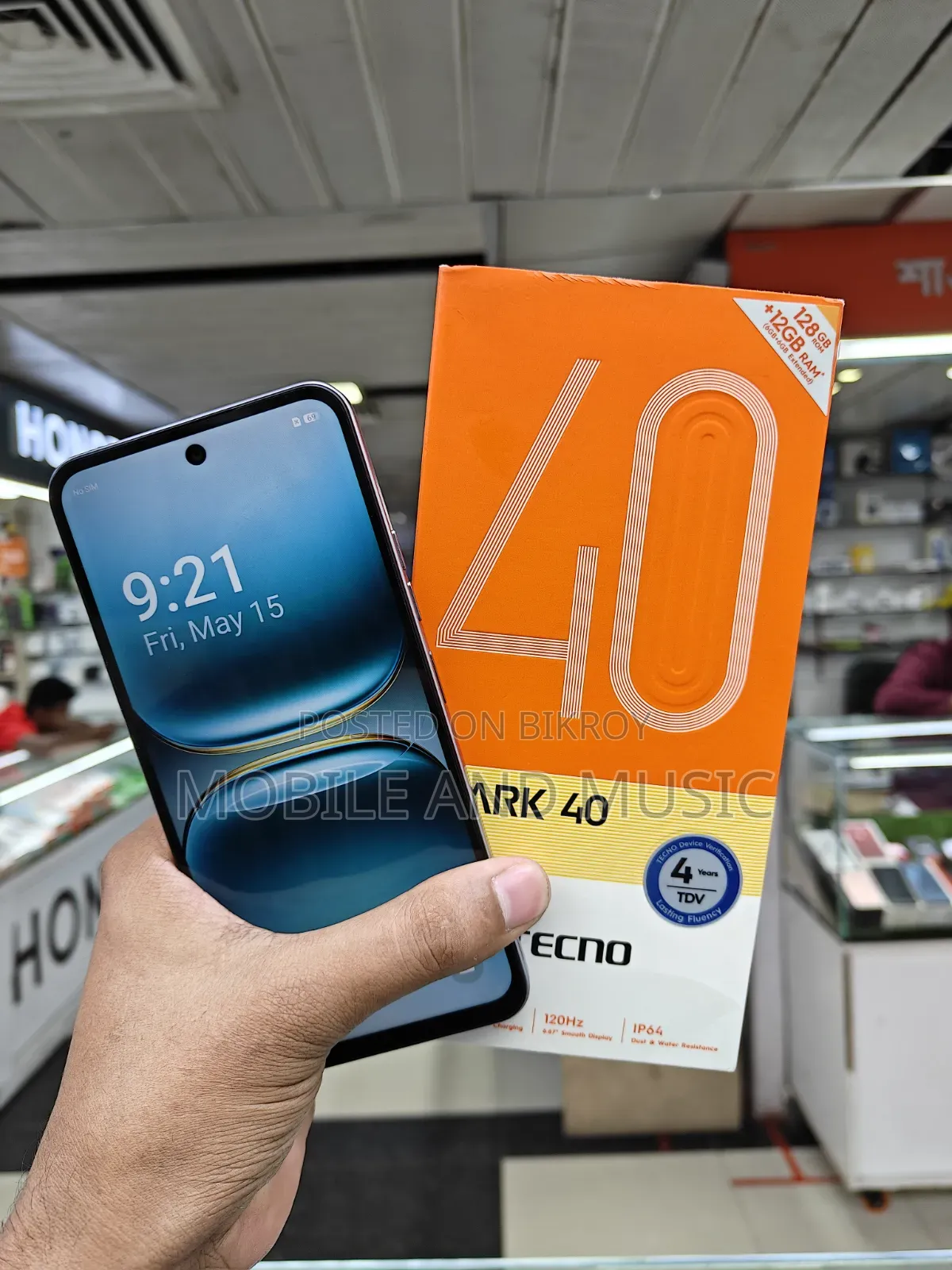 Tecno Spark 40 128 GB Gray