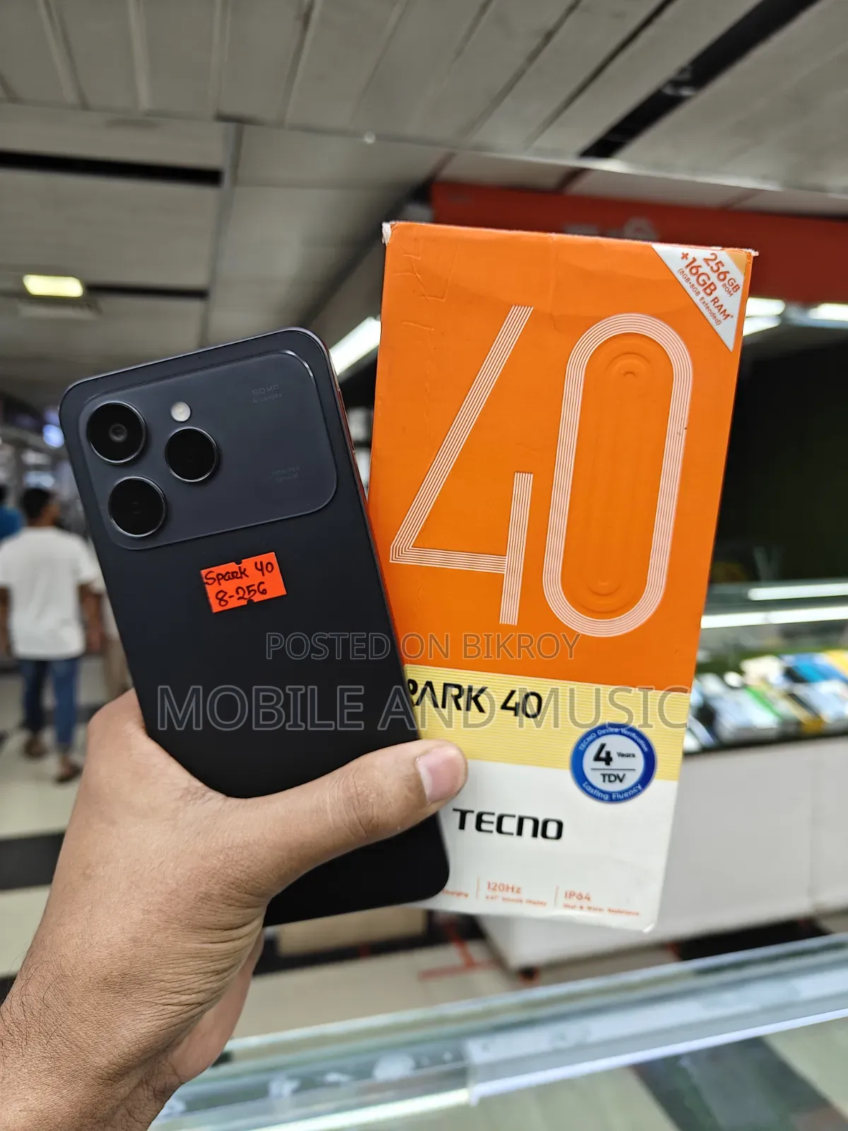 Tecno Spark 40 256 GB Black