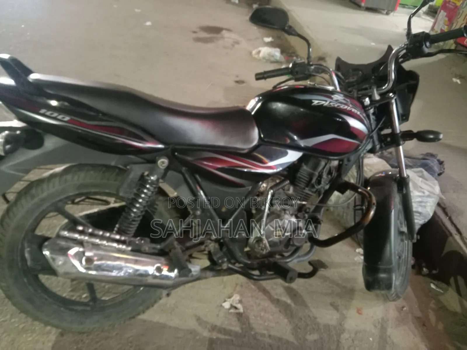 Bajaj Discover 100 2016 Black