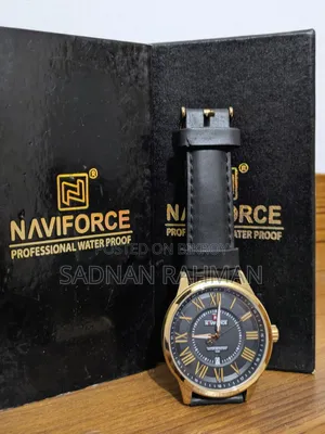 Naviforce Leather Watch