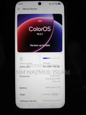 Oppo A6x 128 GB Purple