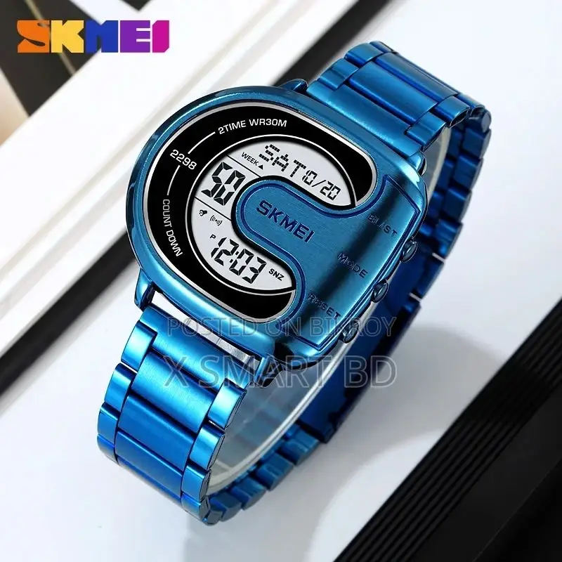 Skmei 2298 Digital Stainless Steel Luminous Men’S Watch