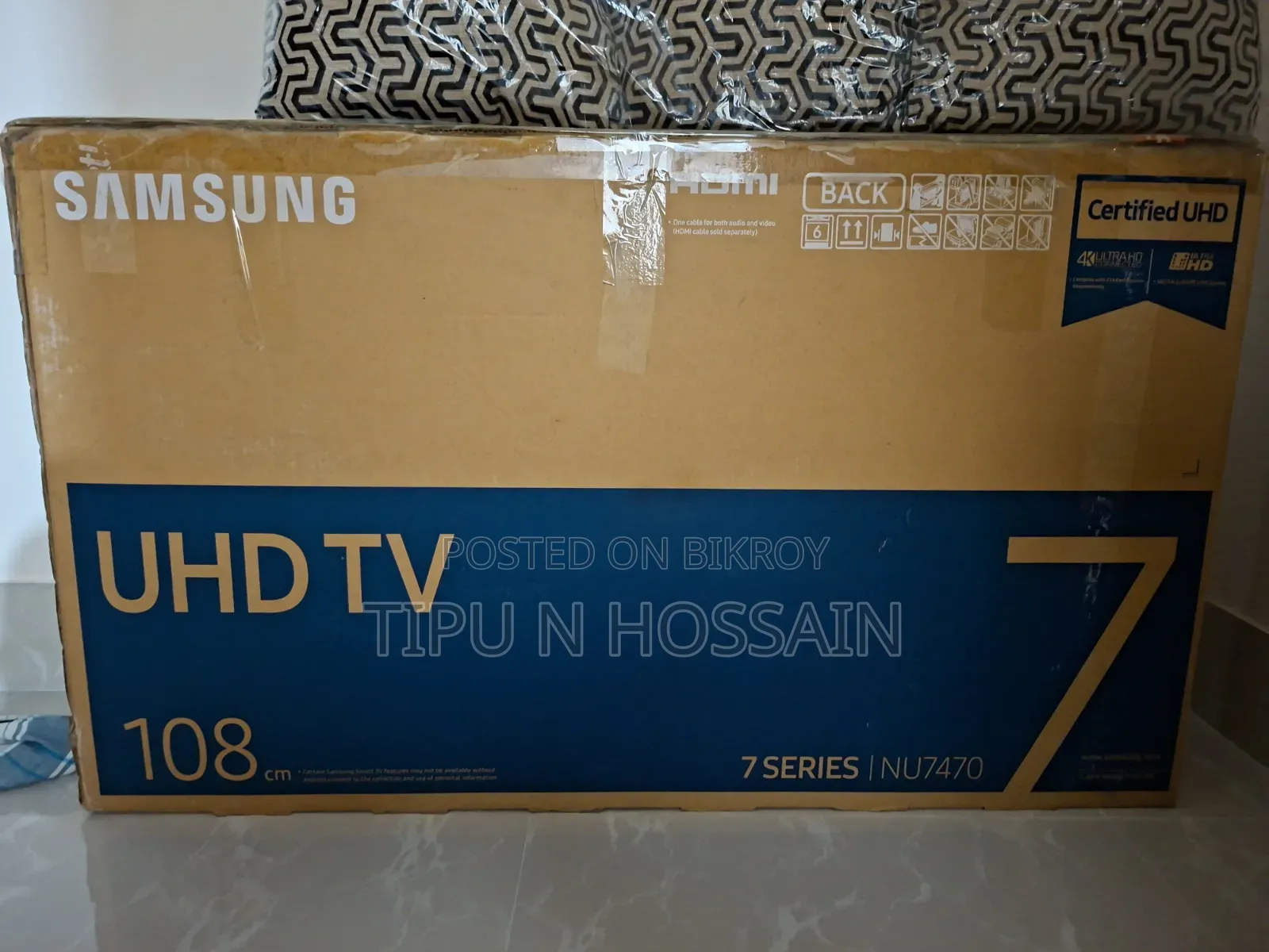 Samsung Uhd Tv 7 Series (Nu7470) – 43 Inch