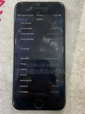 Apple iPhone 8 64 GB Black