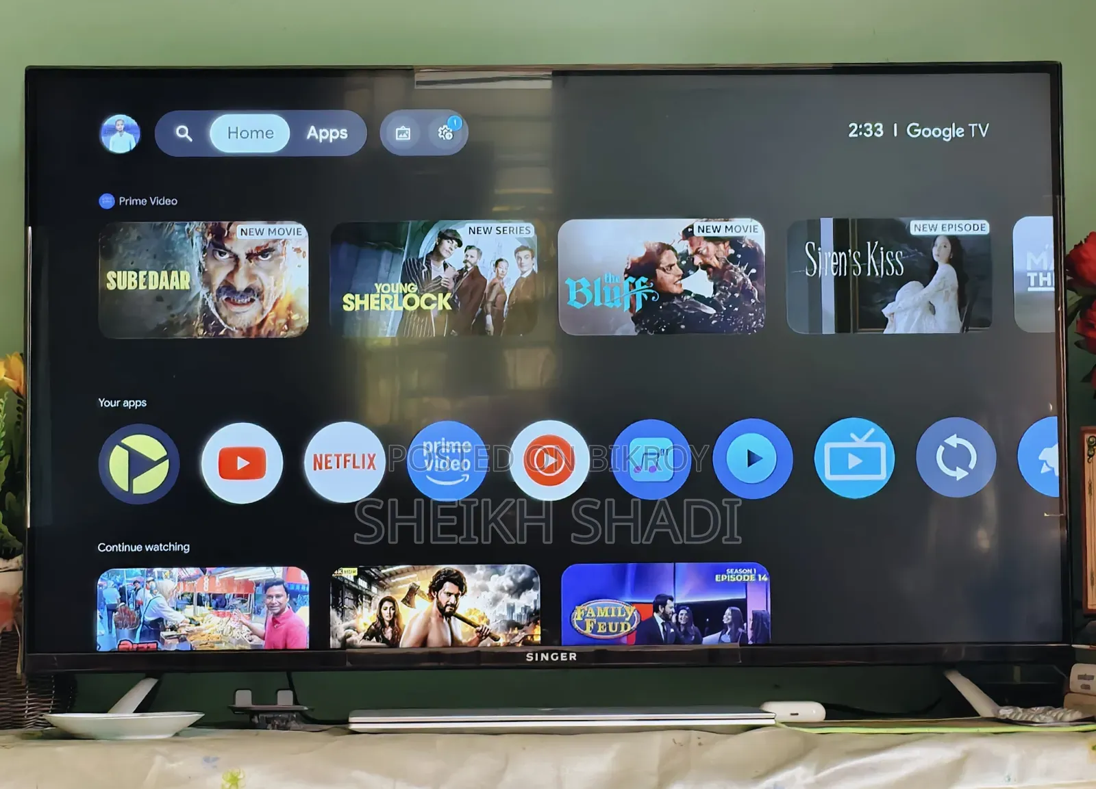 Singer Primax Google TV