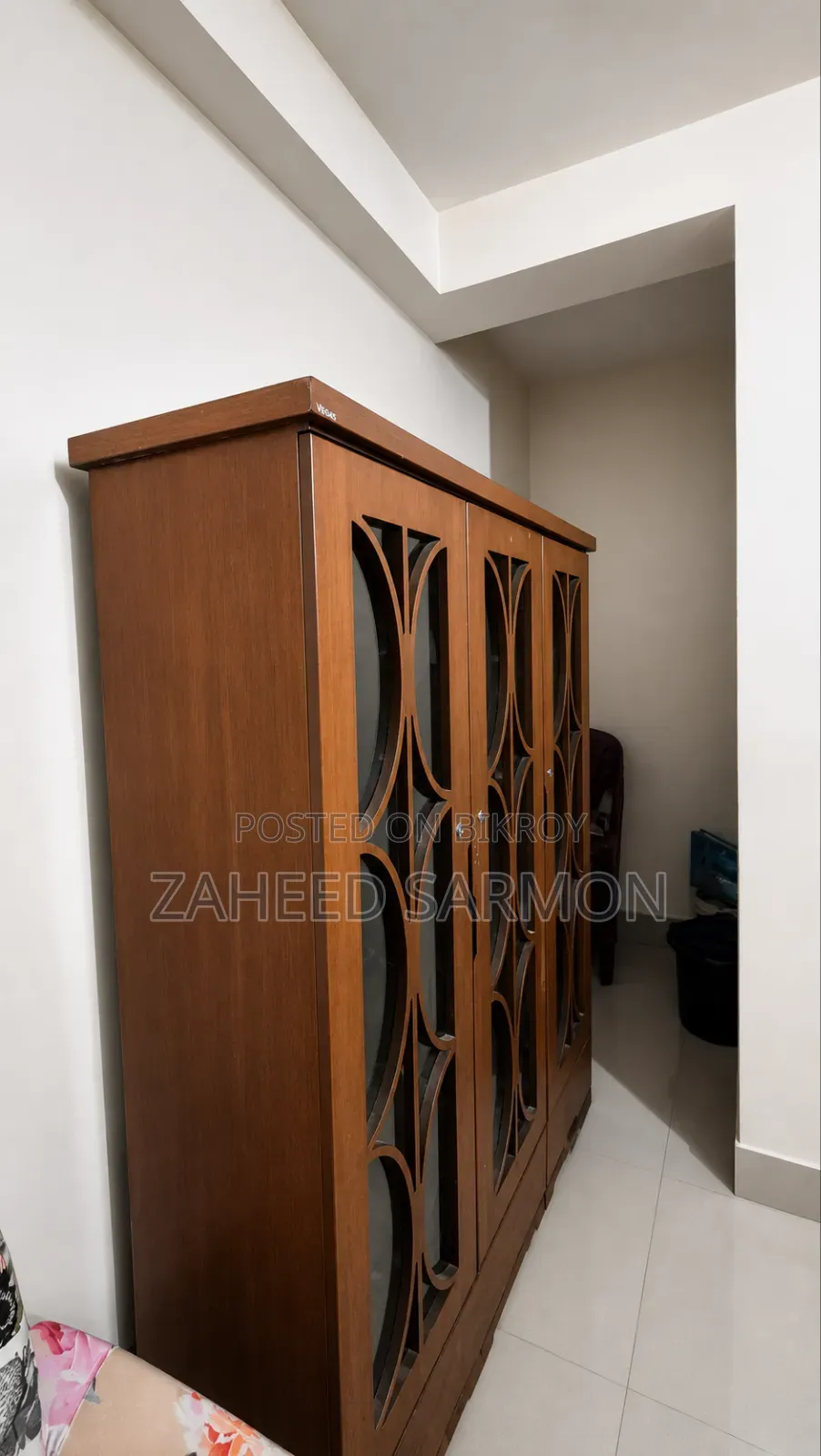 Premium Wooden Glass Showcase/Almari by Vegas for Sale