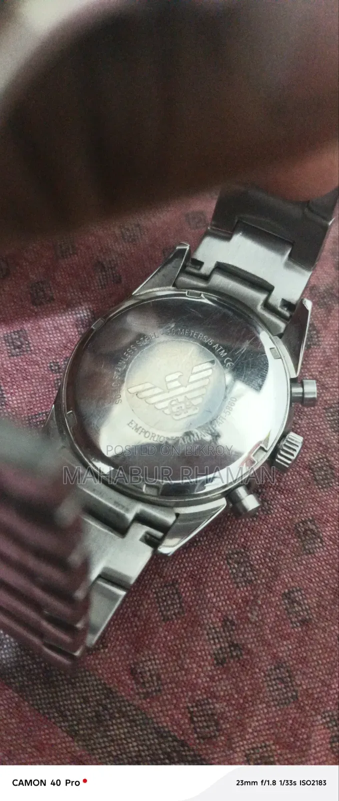 আরমানি অরজিনাল ঘড়ি