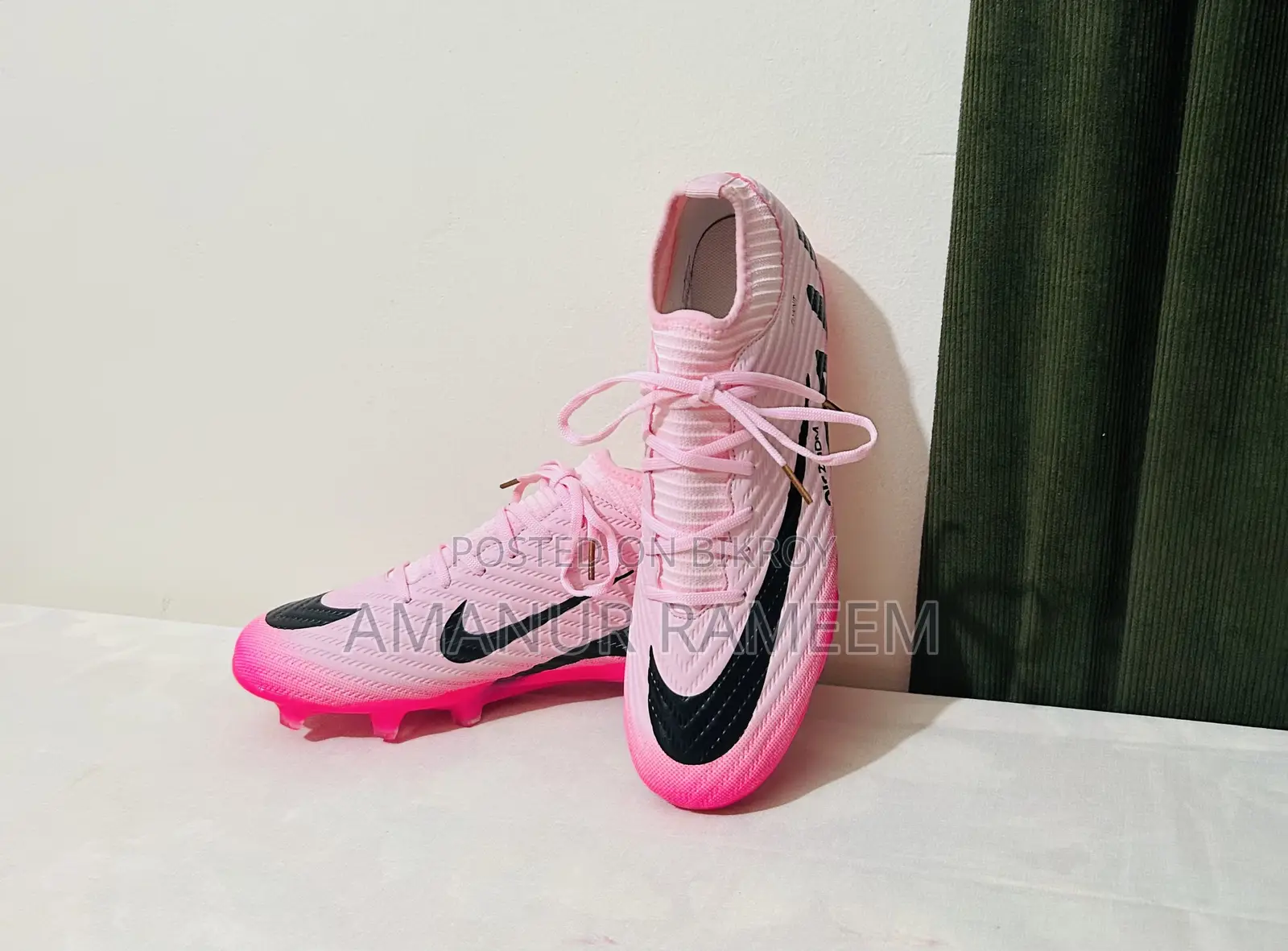 Premium Fiber Football Boot Shoes