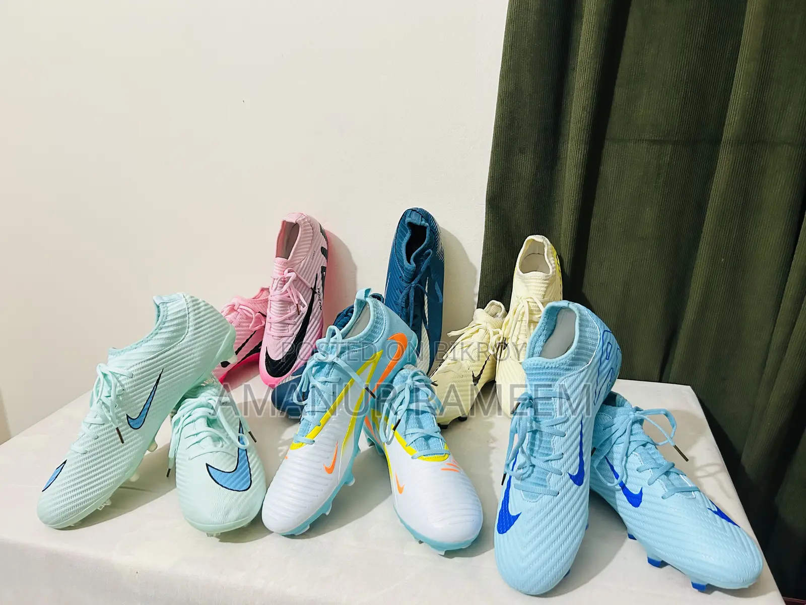 Premium Fiber Football Boot Shoes