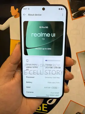 Realme 16 Pro 256 GB Yellow