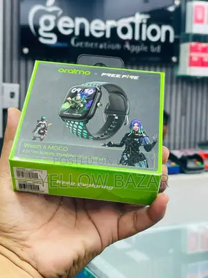 Oraimo Watch 6 Moco X Free Fire 2.01" এইচডি স্ক্রিন স্মার্ট ওয়াচ
