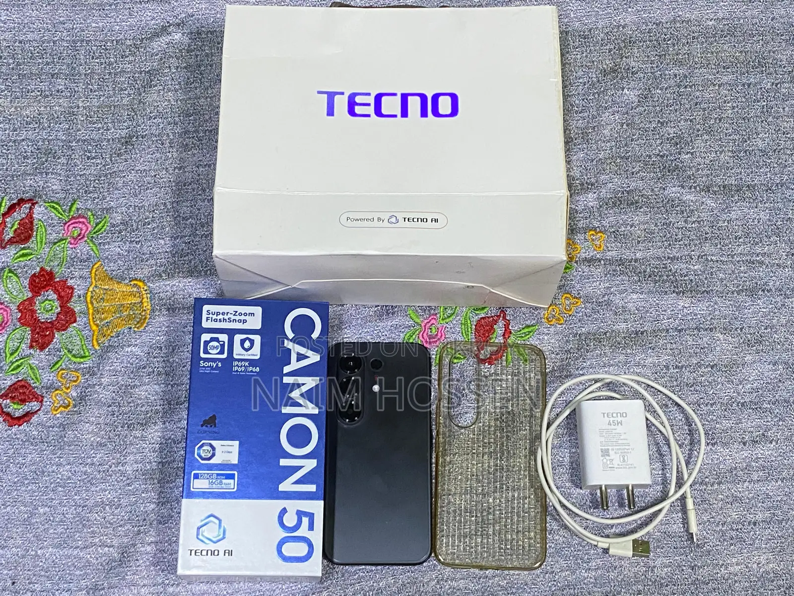 Tecno Camon 50 256 GB Black