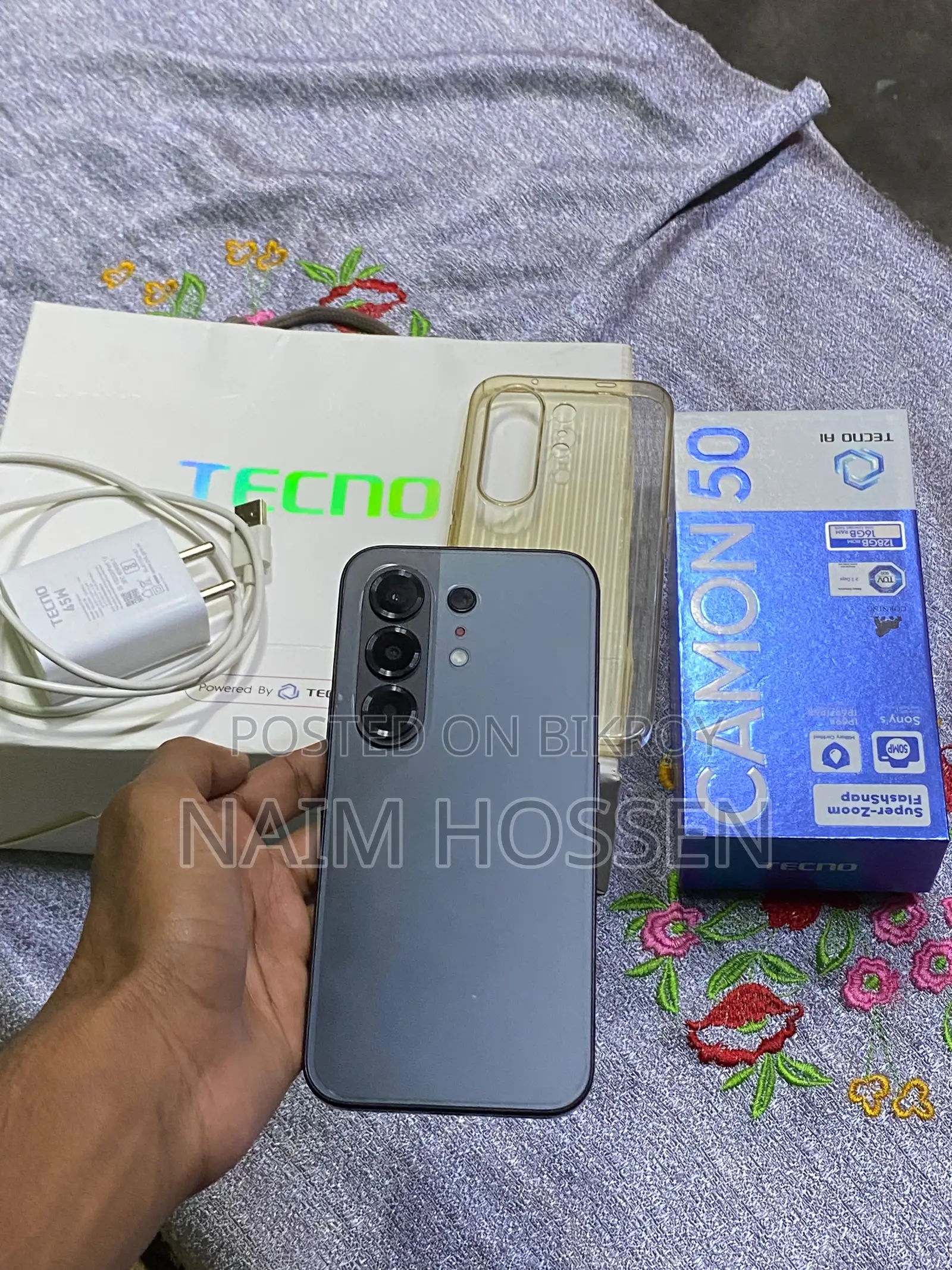 Tecno Camon 50 256 GB Black