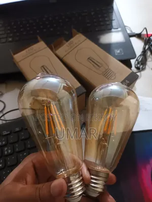 St64 4w Filament Bulb / Edison Bulb Only 4 Watt 2 Pieces