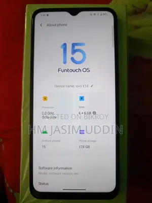 Vivo Y18 128 GB পার্পল