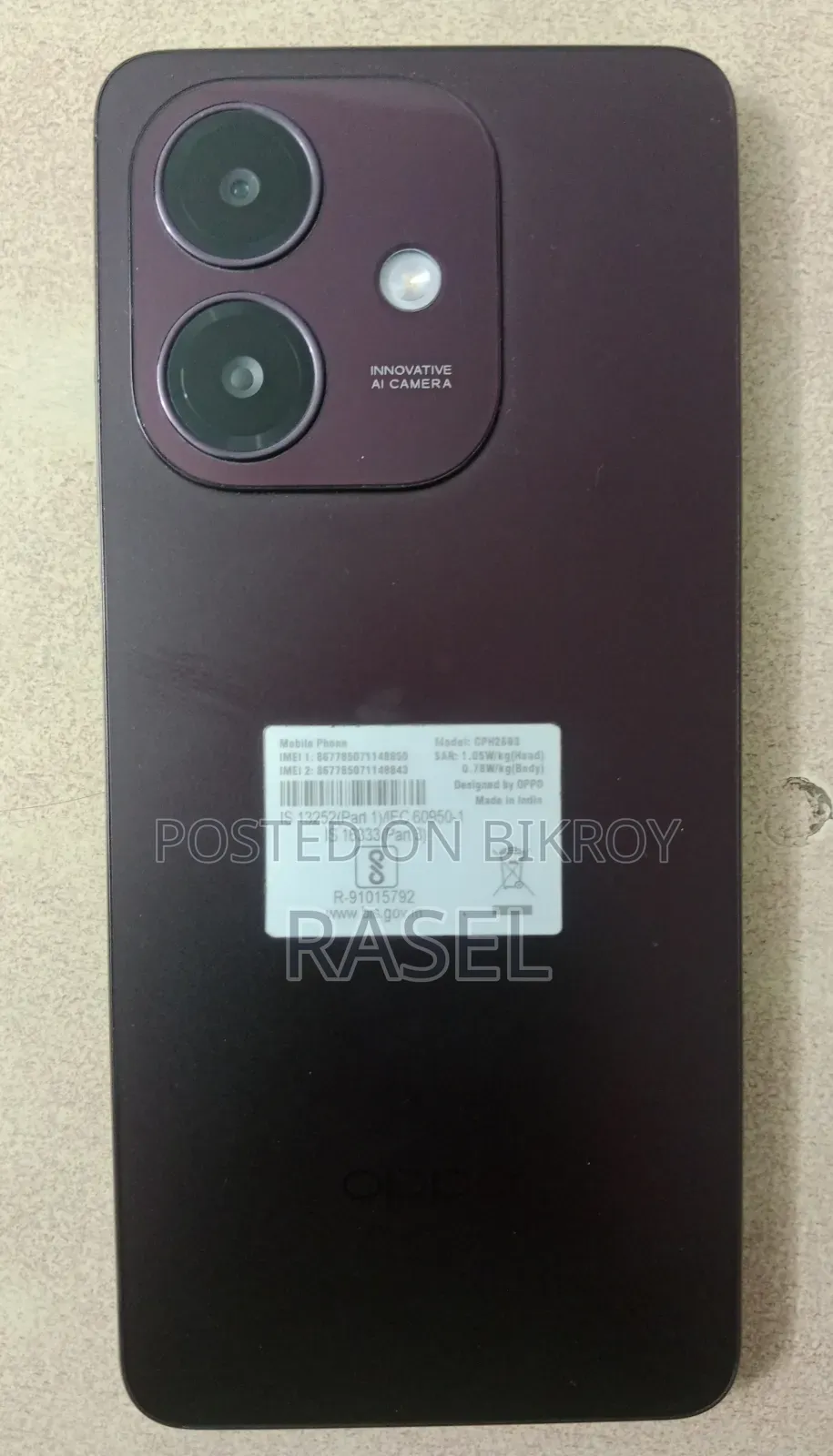 Oppo A3 Pro 5G 128 GB Purple