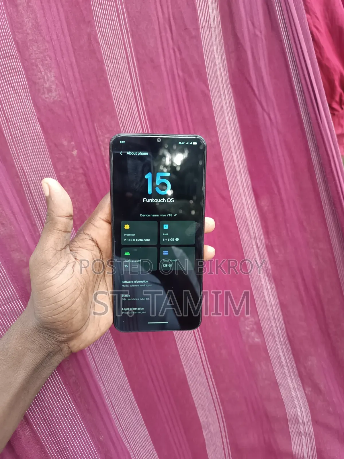 Vivo Y18 128 GB Purple