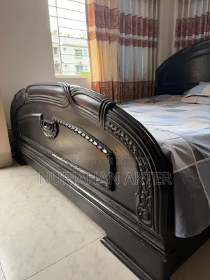 Pure Shegun Wood King Size Bed