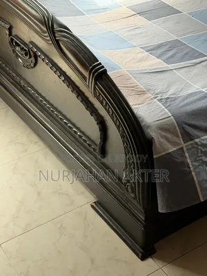 Pure Shegun Wood King Size Bed
