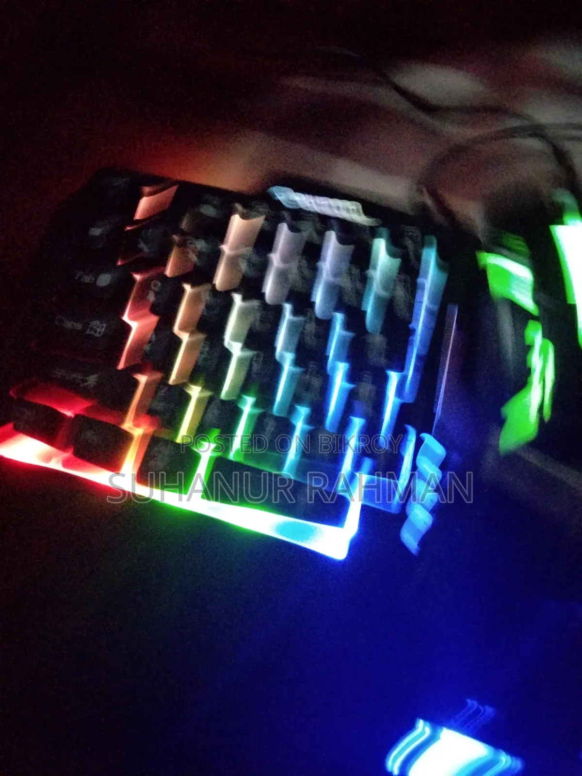 Gaming Keyboard and Mouse and Cooling Fan