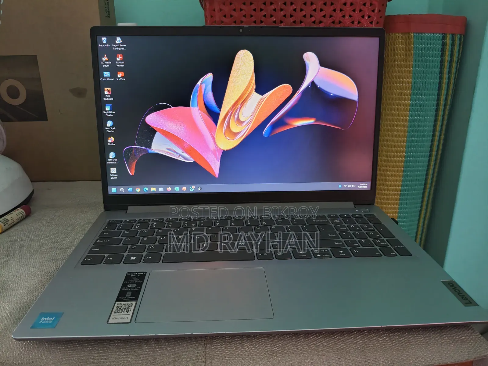Laptop Lenovo IdeaPad 1 8GB Intel Core I3 SSD 256GB