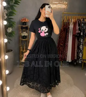 T-shirt and Skirt Set