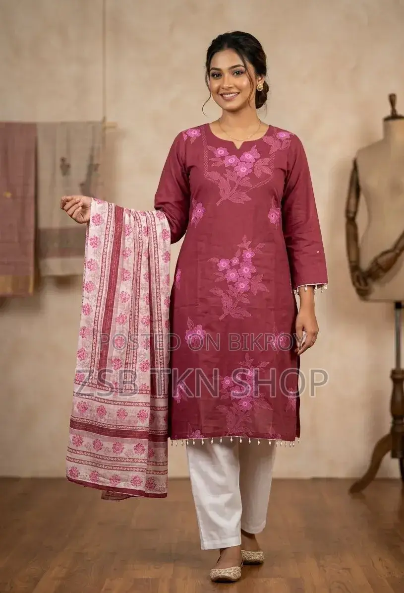 Readymade Printed Three Piece