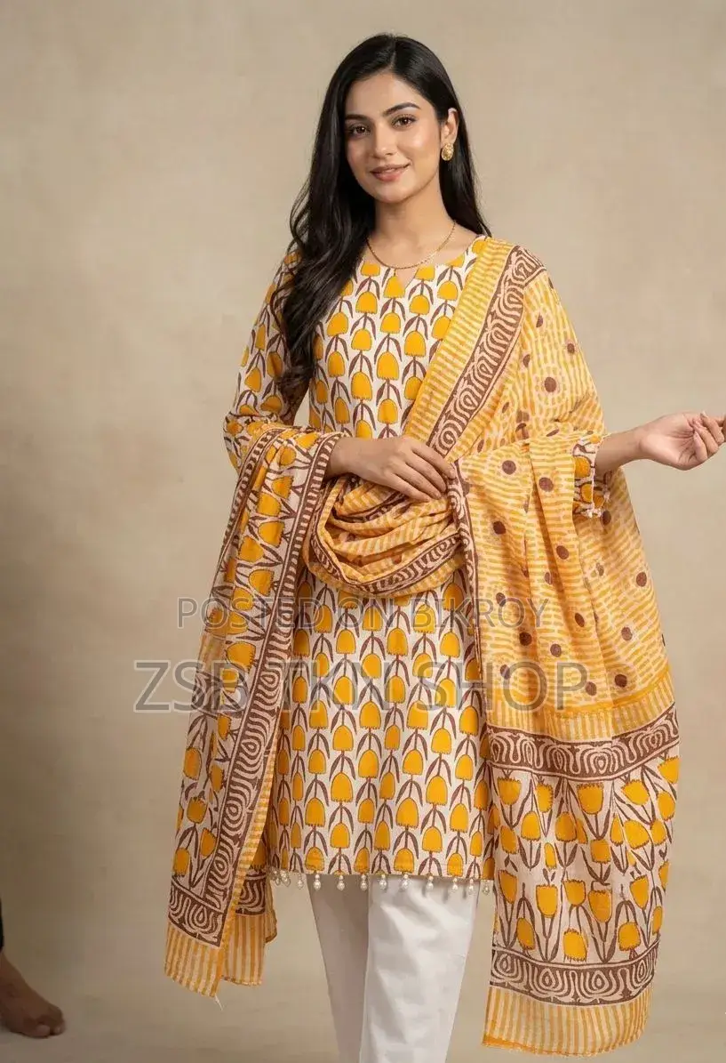Readymade Printed Three Piece