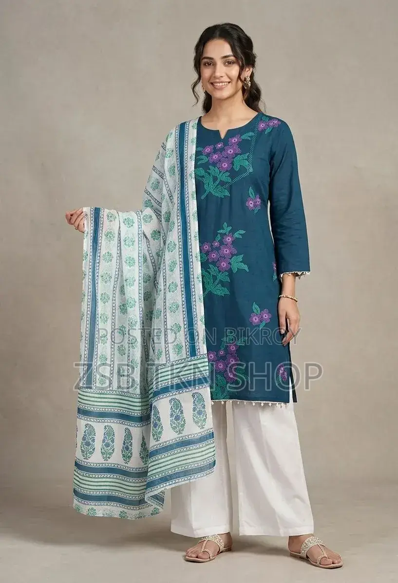 Readymade Printed Three Piece