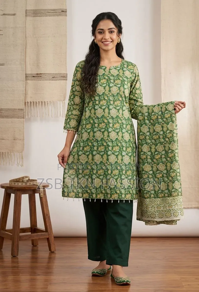 Readymade Printed Three Piece