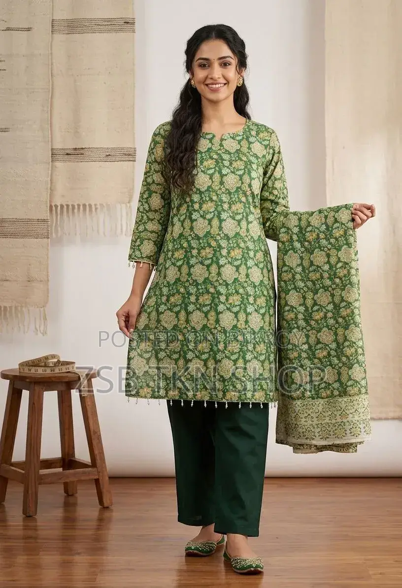 Readymade Printed Three Piece