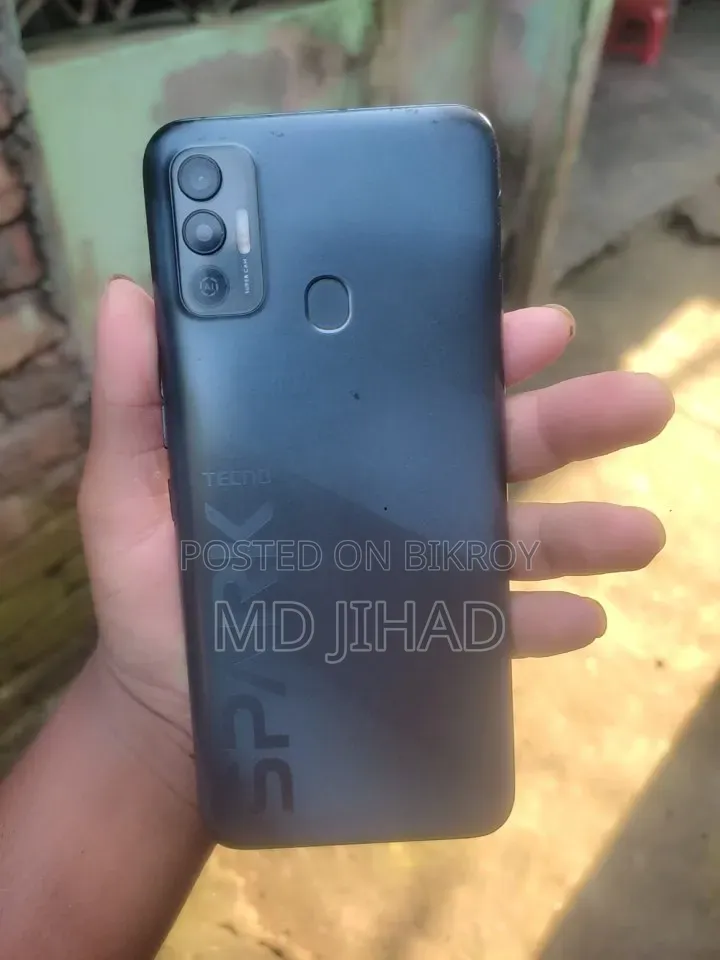 Tecno Spark 7 64 GB Black