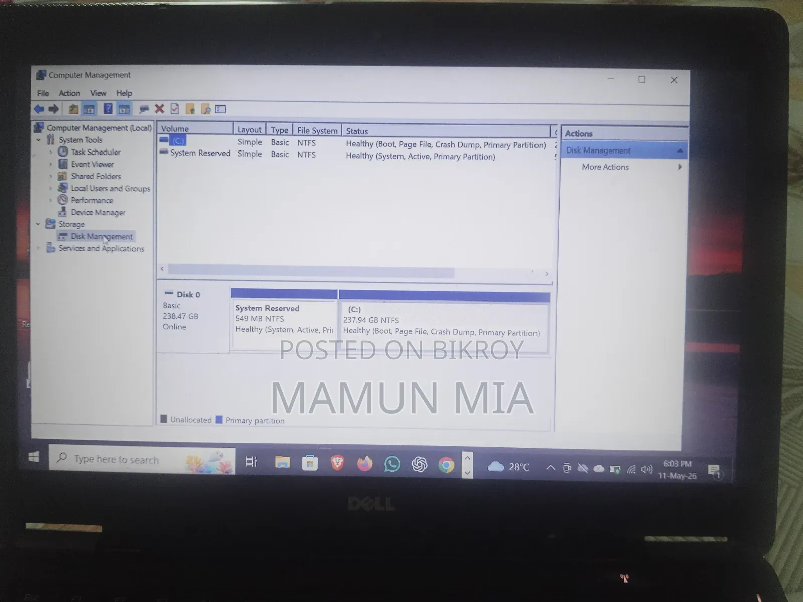 Laptop Dell Latitude E7240 8GB Intel Core I5 SSD 256GB