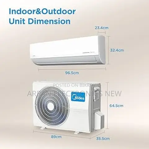 Midea Mse-12hri-Ag1 (1 Ton) Split Type Inverter Ac