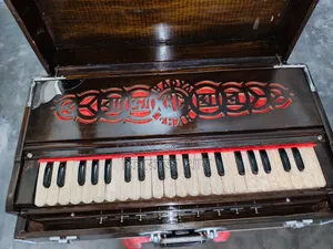 42-Key Jupiter Gold Harmonium. Khara Pata Box Harmonium