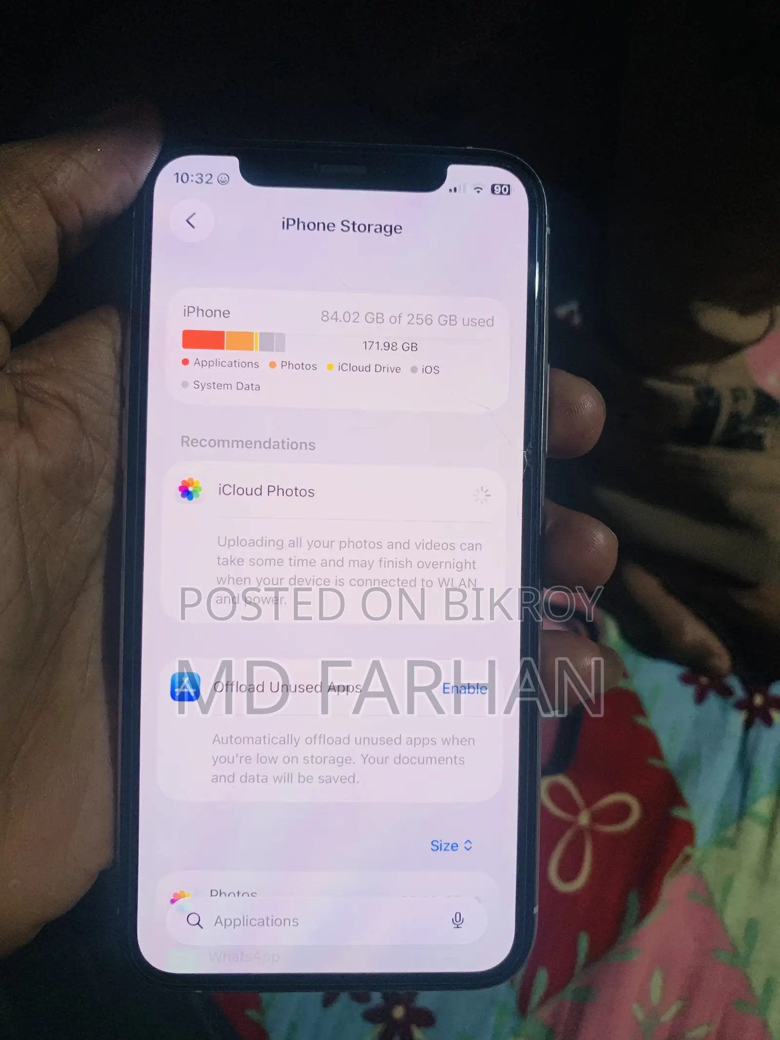 New O2 256 GB White